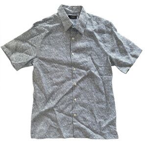 THEORY Men's IRVING Short Sleeve Button Down Shirt Lagos Multi NWT